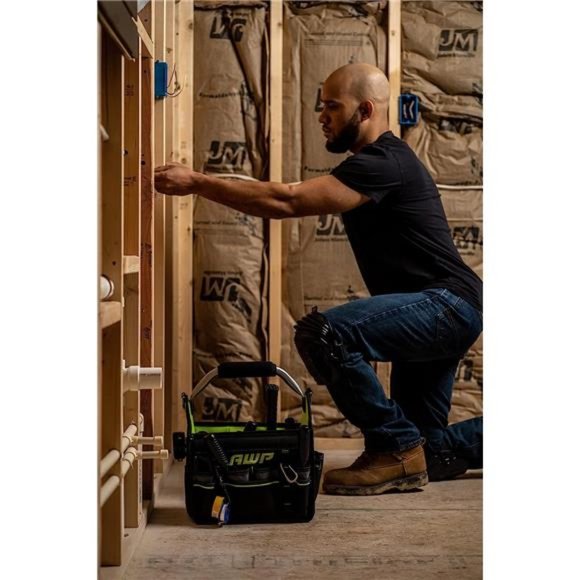 12 Inch Pro Tool Tote with Rotating Handle for Easy Tool Access, Water-Resistant - Picture 6 of 6